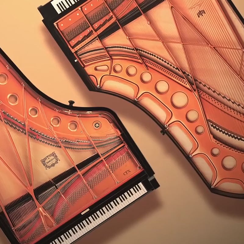 The sound of some of the finest concert grand pianos in the world