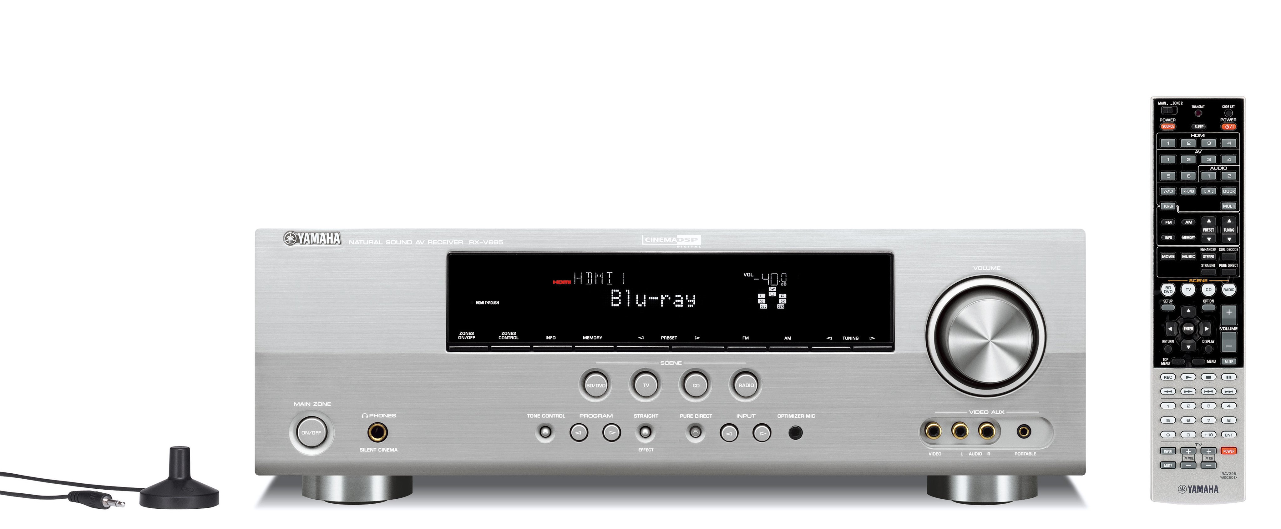RXV665 Oversigt AVreceivere Lyd & Billed Produkter Yamaha