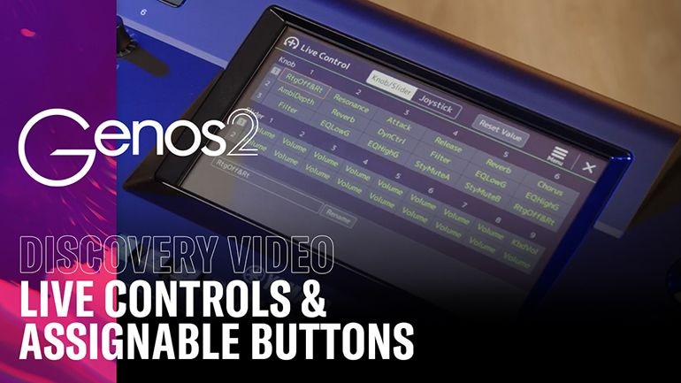 Video thumbnail of Genos2 "How To Use Live Controls & Assignable Buttons"