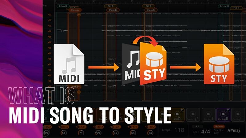 MIDI Song to Style app logo