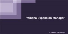 Yamaha Expansion Manager til Mac