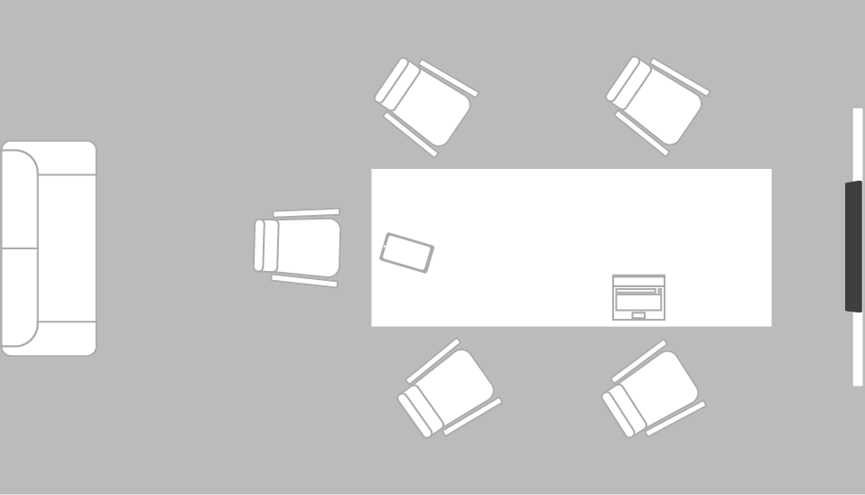 Huddle Room - Floor Plan