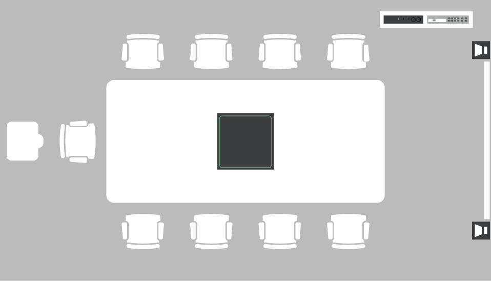 Medium Sized Meeting Room - Floor Plan