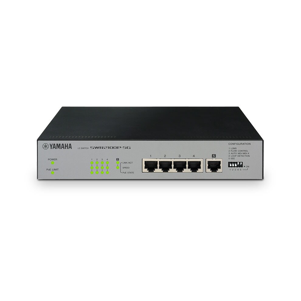 YAMAHA L2 Switch 【SWR2100P-5G】 0CC878F452E6482DA9751D9AFF24D8
