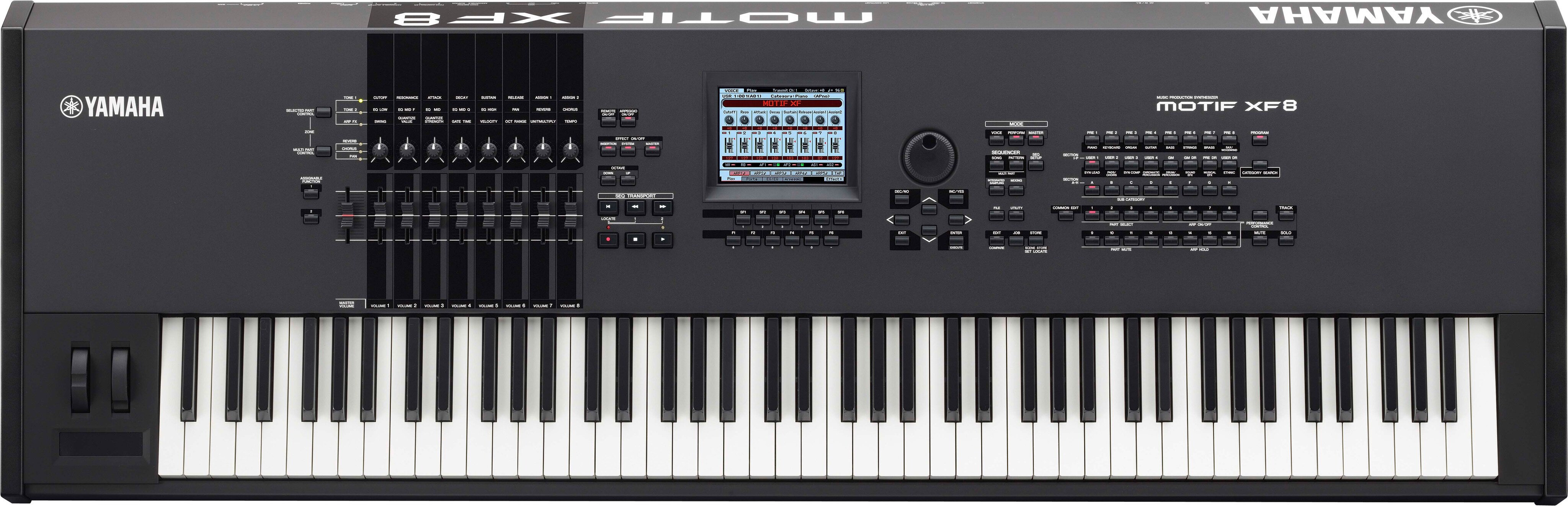 MOTIF XF - Overview - Synthesizers - Products - Keyboard