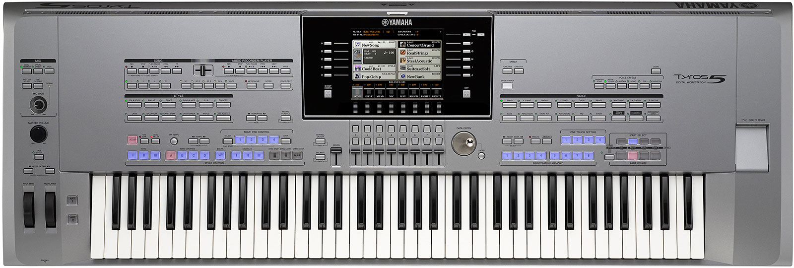 Tyros5 - Overview - Digital Workstations - Products - Keyboard