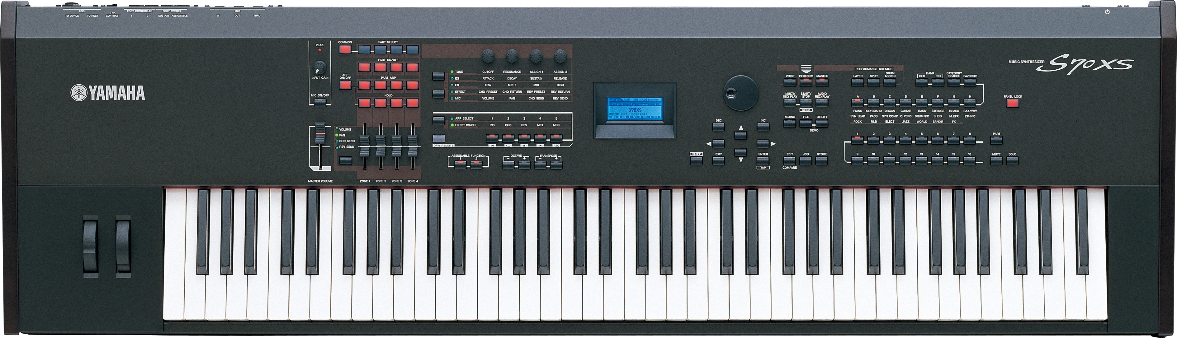 S Series - Overview - Synthesizers - Products - Keyboard