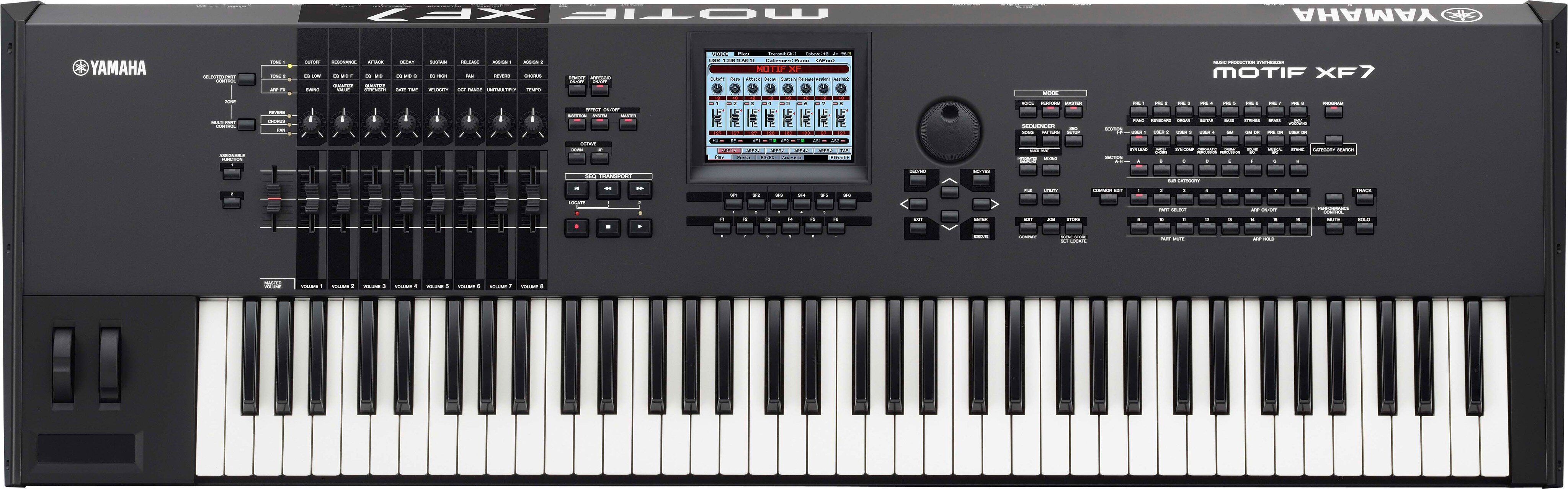 MOTIF XF - Overview - Synthesizers - Products - Keyboard