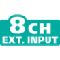 8 Ch Ext Input