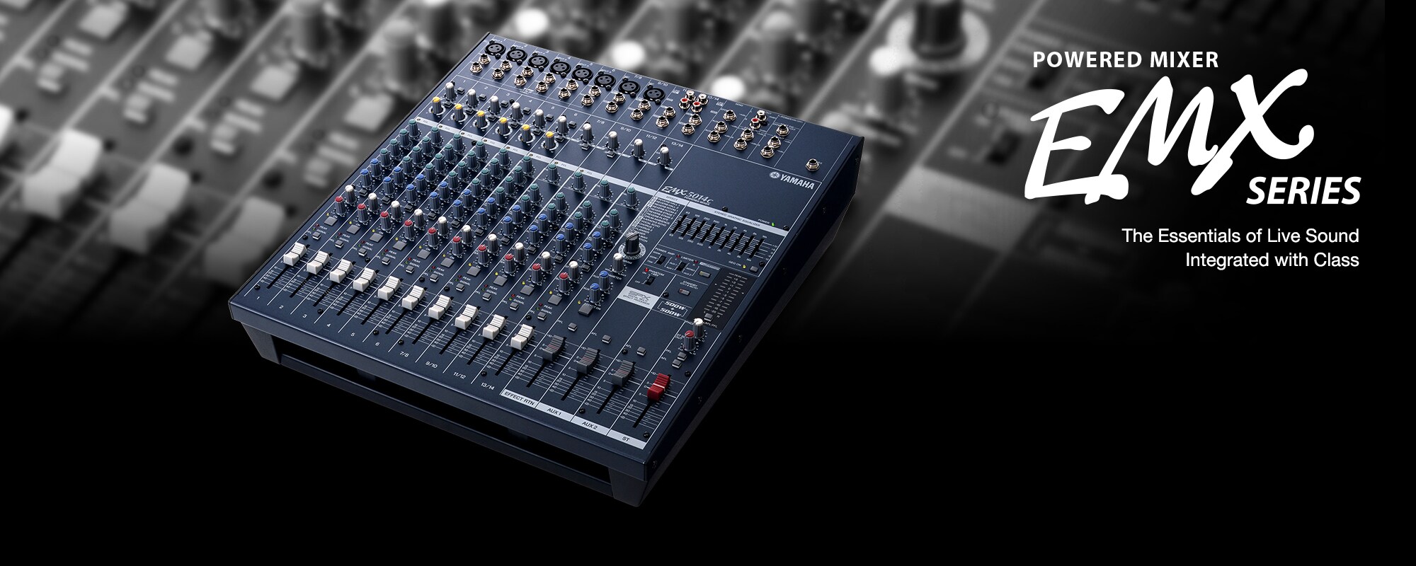 EMX5014C - Overview - Mixers - Products - Audio - Yamaha