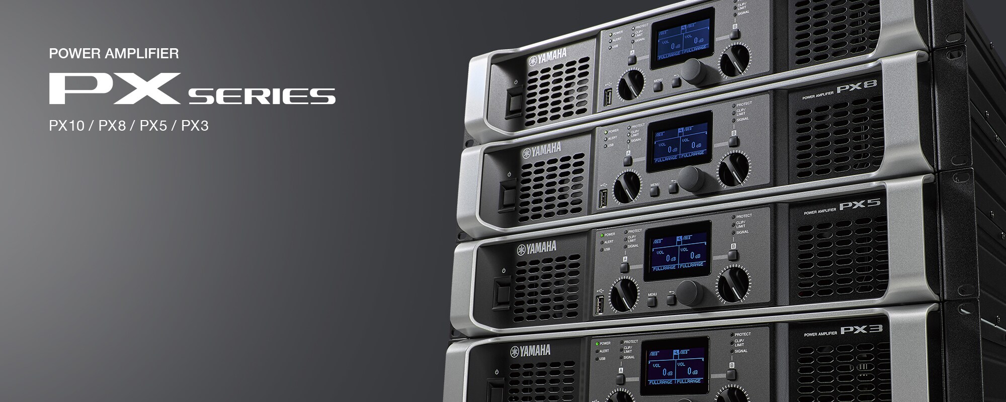 PX Series - Overview - Power Amplifiers - Products - Portable PA