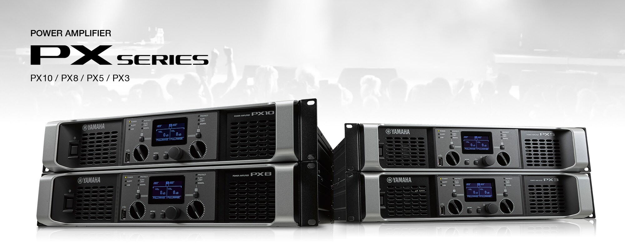 PX Series - Overview - Power Amplifiers - Products - Portable PA
