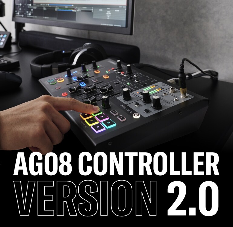 Yamaha AG08 インターフェース AG08でレコーディングから配信までなんでもOK！高品質な音質で他と差を