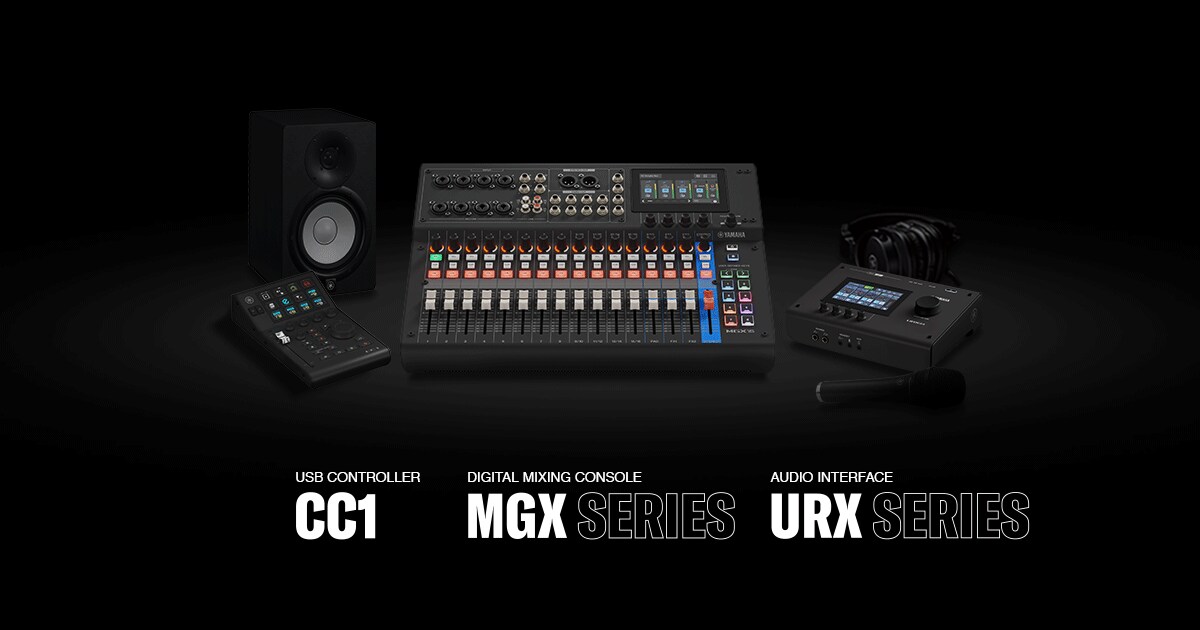 Yamaha Unveils MGX Digital Mixer Series, URX Audio Interface 