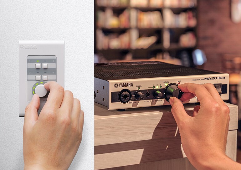 Compact power amp with intuitive interface and comprehensive functionality