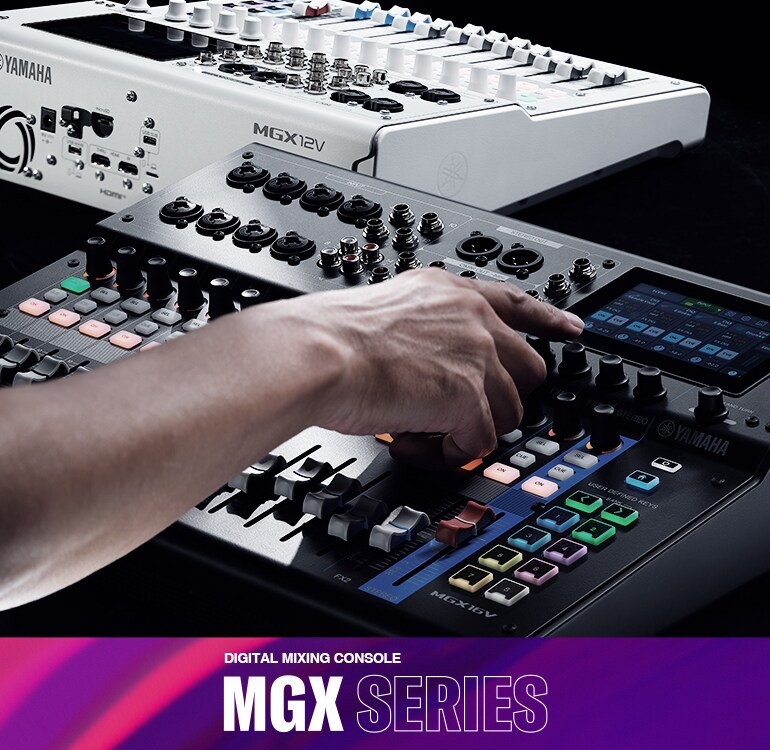 MGX Series - Overview - Mixers - Products - Portable PA - Audio
