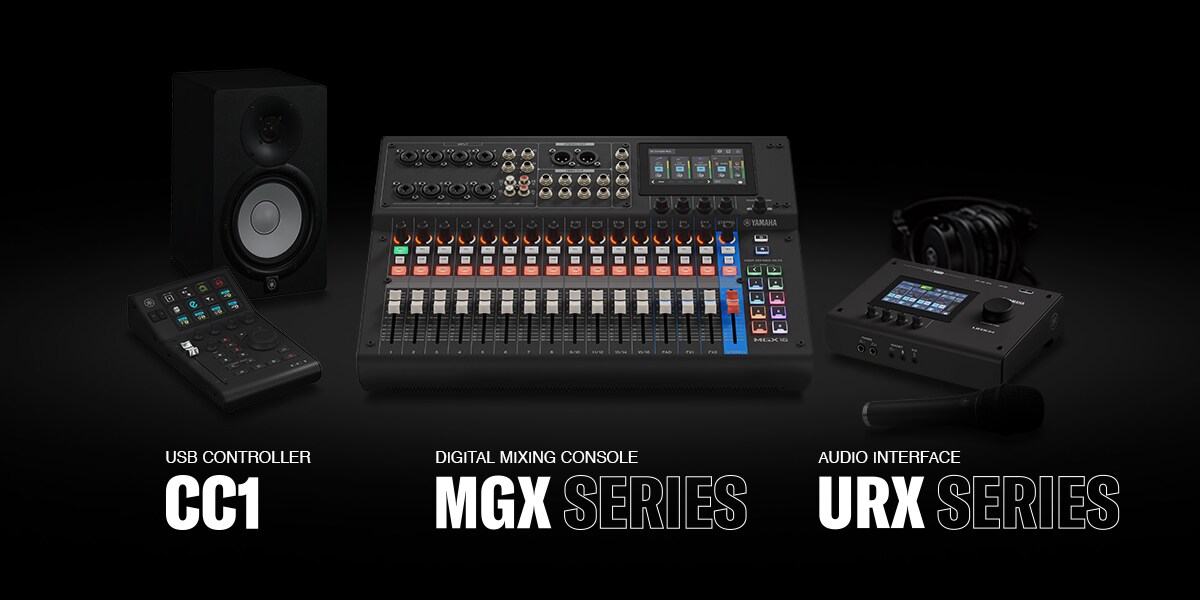 Yamaha Unveils MGX Digital Mixer Series, URX Audio Interface
