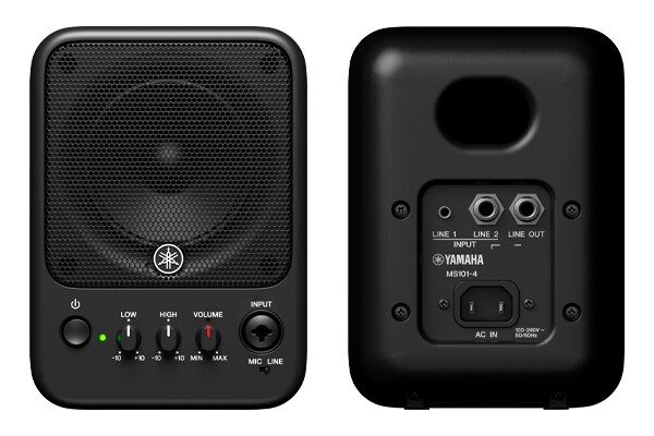 YAMAHA MS101-4 試用のみ新品 ヤマハ YAMAHA MS101-4 パワードモニタースピーカー 1ペア（2本