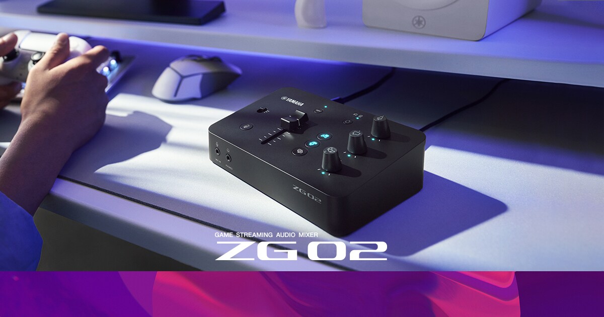 ZG02 YAMAHA DTM・DAW Yamaha AudioTechnology — Mixer Audio Game Compact ZG02 DTM・DAW