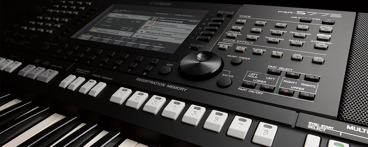 PSR-S775 - Overview - Digital Workstations - Products - Keyboard