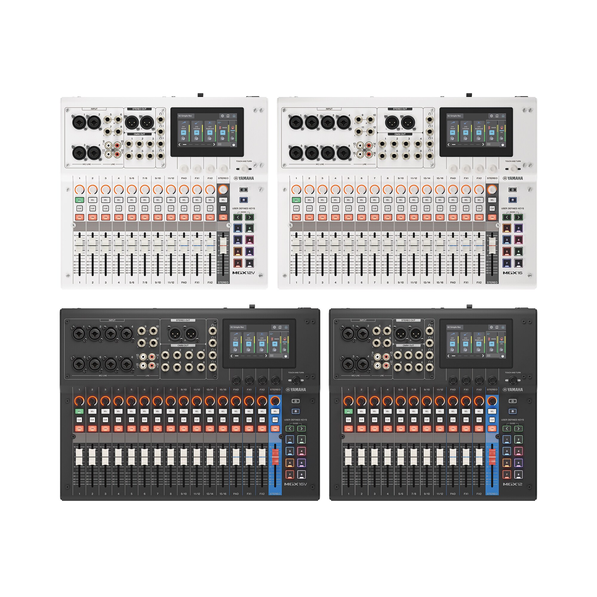 Yamaha Unveils MGX Digital Mixer Series, URX Audio Interface